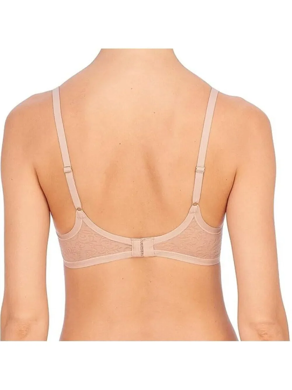 Natori Jacquard Contour Underwire Bra NWT 32E Cafe